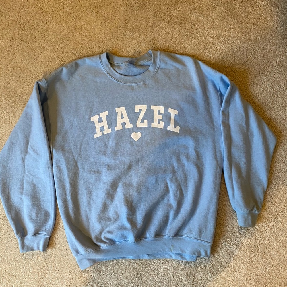 Hazel Boutique Baby Blue Crewneck